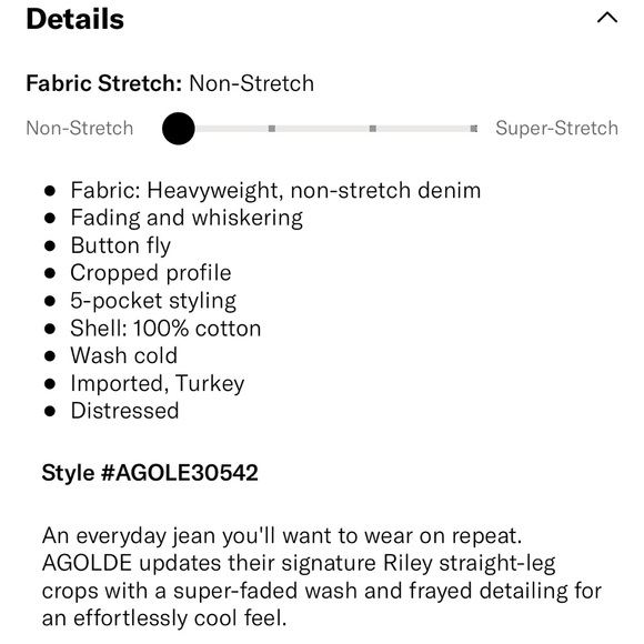 Agolde Riley High Rise Straight Leg Jean - Picture 8 of 8